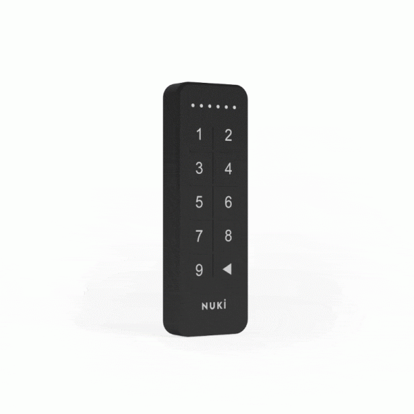 Tastatura inteligenta Nuki Keypad, Bluetooth 5.0, Pentru Nuki Smart Lock 2.0, Operare cod de acces