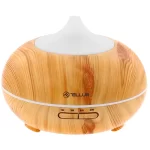Difuzor aromaterapie smart Tellur, Wi-Fi, LED, Capacitate 300 mL, Maro deschis