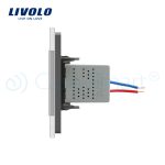 Priza USB Livolo cu rama din sticla