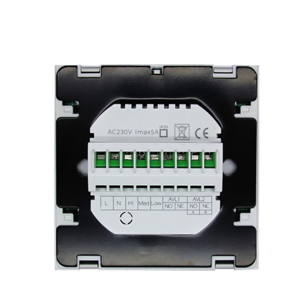 Termostat cu fir pentru aer conditionat BeOk TDS21-AC2, Compatibil cu sisteme HVAC