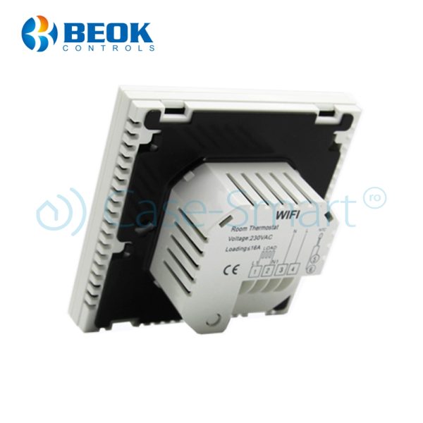Termostat Wi-Fi pentru incalzirea electrica in pardoseala BeOk TDS21WiFi-Ep