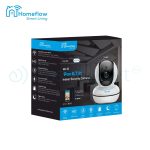 Camera de supraveghere wireless rotativa Homeflow C-6001, Comunicare bidirectionala, Detectie miscare, Inregistrare, Control de pe telefonul mobil