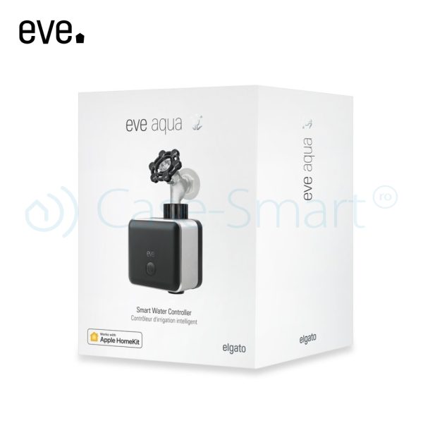 Sistem smart pentru automatizarea irigatiei Eve-aqua, compatibil cu Apple Home Kit