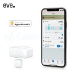 Senzor de contact pentru usi si ferestre Eve Door & Window, Compatibil cu Apple HomeKit, Wireless