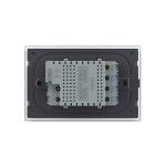 Intrerupator cvadruplu wireless cu touch Livolo cu rama din sticla, standard Italian – Serie noua