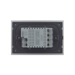 Intrerupator dublu cap scara / cap cruce wireless cu touch Livolo cu rama din sticla, standard Italian – Serie noua