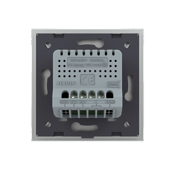 Intrerupator Dublu cu Revenire / Reset cu Touch LIVOLO – Serie Noua