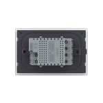 Intrerupator dublu cu touch Livolo cu rama din sticla, standard Italian – Serie noua