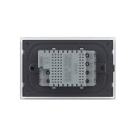 Intrerupator simplu cap scara / cap cruce wireless cu touch Livolo cu rama din sticla, standard Italian – Serie noua