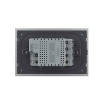 Intrerupator simplu cap scara / cap cruce wireless cu touch Livolo cu rama din sticla, standard Italian – Serie noua