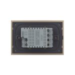 Intrerupator simplu cu touch Livolo cu rama din sticla, protocol ZigBee, standard Italian – Serie noua