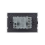Intrerupator triplu wireless cu touch Livolo cu rama din sticla, standard Italian – Serie noua