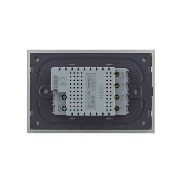 Intrerupator triplu cu touch Livolo din sticla, standard Italian, protocol ZigBee – Serie noua