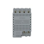Modul intrerupator cvadruplu cap scara / cap cruce cu touch Livolo standard Italian, Serie noua