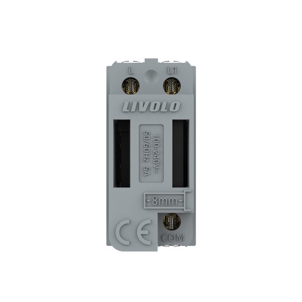 Modul intrerupator simplu cap scara / cruce cu touch Livolo 1M standard Italian, Serie noua