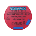 Pachet 2 relee inteligente pentru automatizari Shelly 1PM, Wi-Fi, 16 A, Control aplicatie, Compatibil cu Amazon Alexa & Google