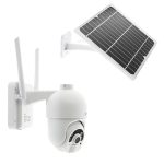 Camera smart cu incarcare solara Tellur, P&T, Wi-Fi, IR, Senzor miscare, 1080P