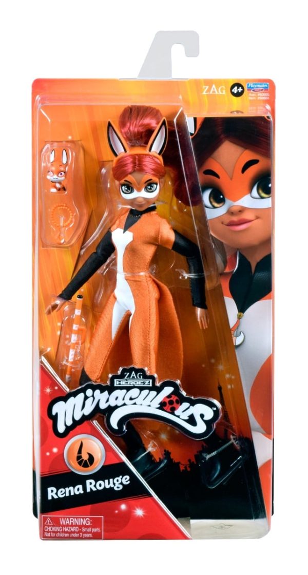 Papusa Miraculous, Zag Heroez, Rena Rouge, 30 cm