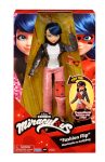Papusa Miraculous, cu paiete reversibile, Marinette to Ladybug