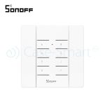 Pachet Suport perete + Telecomanda RF Sonoff RM433 cu Functie Sincronizare Wi-Fi, Reglaj intensitate lumini, Reglaj viteza ventilator