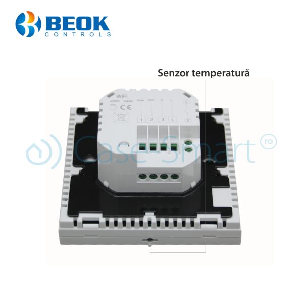 Termostat WiFi pentru centrala termica pe gaz si incalzire in pardoseala BeOk BOT-313WiFi