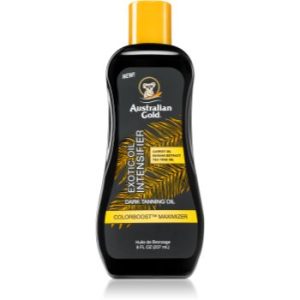 Australian Gold Exotic Intensifier ulei hrănitor pentru un bronz frumos și o piele sănătoasă