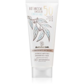 Australian Gold Botanical Tinted Face crema protectoare cu efect de tonifiere