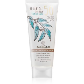 Australian Gold Botanical Tinted Face crema protectoare cu efect de tonifiere