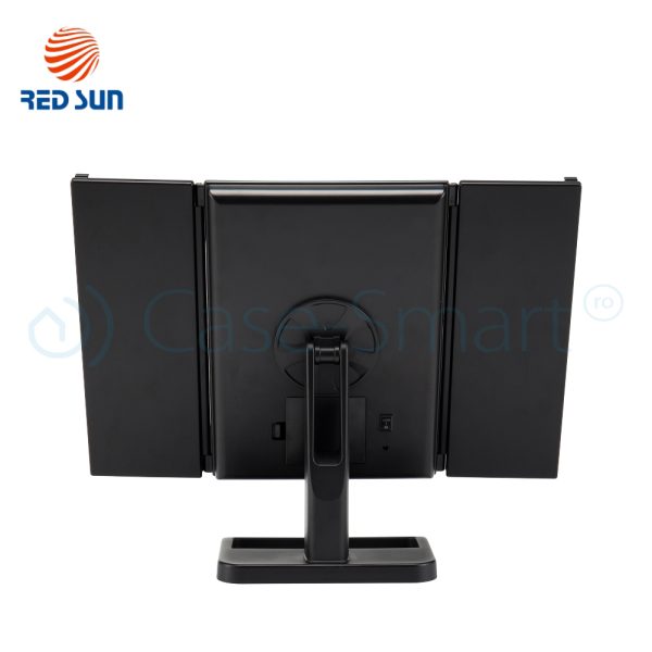 Oglinda cosmetica rotativa RedSun, Led-uri cu variator pentru make-up