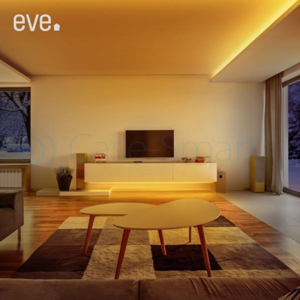 Kit Banda LED RGB Smart Eve Light Strip, 24W, 1800 lm, A++, 2m, Compatibil cu Apple Home Kit