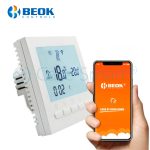 Termostat WiFi pentru centrala termica pe gaz si incalzire in pardoseala BeOk BOT-313WiFi
