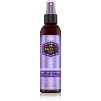 HASK Biotin Boost spray care nu necesita clatire pentru intarirea parului