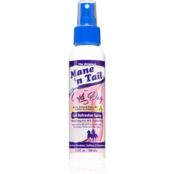 Mane 'N Tail Curls Day Refresher Spray spray styling pentru par ondulat si cret