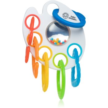 Baby Einstein Shake, Rattle & Soothe™ jucărie pentru dentiție cu zornăitoare