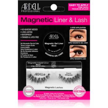 Ardell Magnetic Liner & Lash gene magnetice Demi Wispies (pentru gene) tip