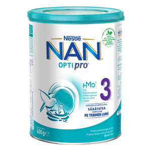 Lapte praf Nan 3 Optipro Premium +12 luni, 400g, Nestle