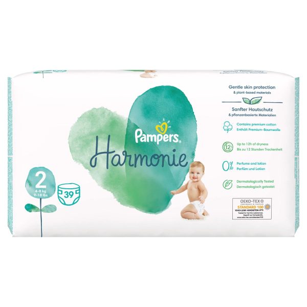 Scutece Pampers Harmonie 2, 39 buc