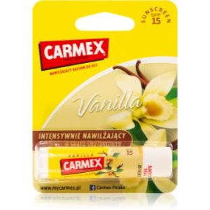 Carmex Vanilla balsam pentru buze cu efect hidratant SPF 15