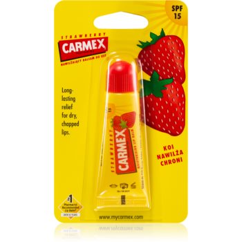 Carmex Strawberry balsam de buze într-un tub SPF 15