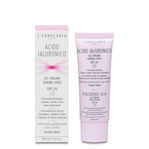 L'Erbolario Crema de fata cu acid hialuronic si miere SPF20, 50ml