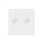 Modul Intrerupator Dublu cu Touch LIVOLO, protocol ZigBee, Alb