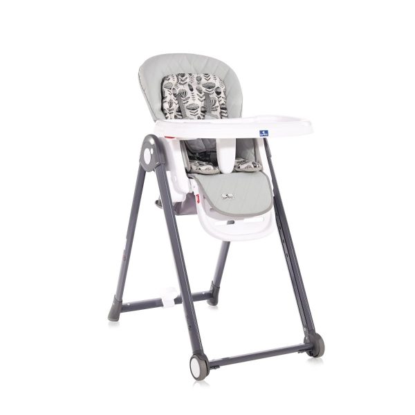 Scaun de masa reglabil, Lorelli, Party, cadru aluminiu, Cool Grey Leather