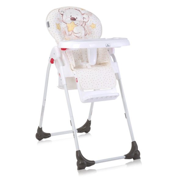 Scaun de masa reglabil Lorelli Dulce, White Teddy Bear