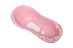 Cadita bebe cu dop si baza antialunecare Lorelli, Bear, Dark Pink, 100 x 51 x 31 cm