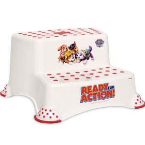 Inaltator dublu pentru baie, antiderapant, Lorelli, Paw Patrol, White
