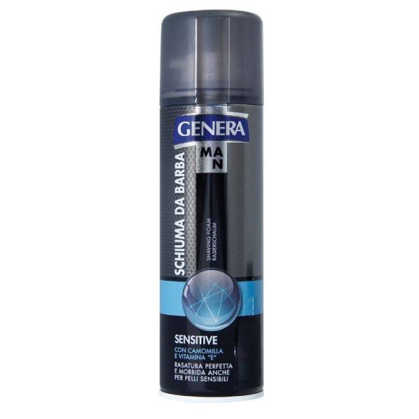 Genera Men spuma de barbierit cu musetel & vitamina E, 300 ml