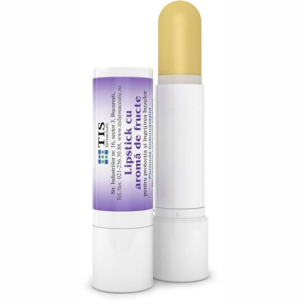 Lipstick cu aroma de Fructe, 4 g, Tis Farmaceutic
