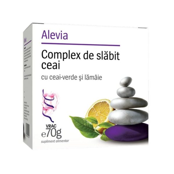 Alevia COMPLEX DE SLABIT CU CEAI VERDE SI LAMAIE, 70 g