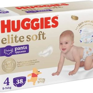 Scutece Chilotel Huggies, Elite Soft Pants Mega, Marimea 4, 9-14 kg, 38 buc