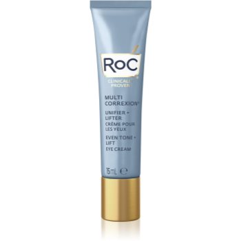 RoC Multi Correxion Even Tone + Lift cremă de ochi cu efect de netezire și de iluminare impotriva ridurilor si cearcanelor
